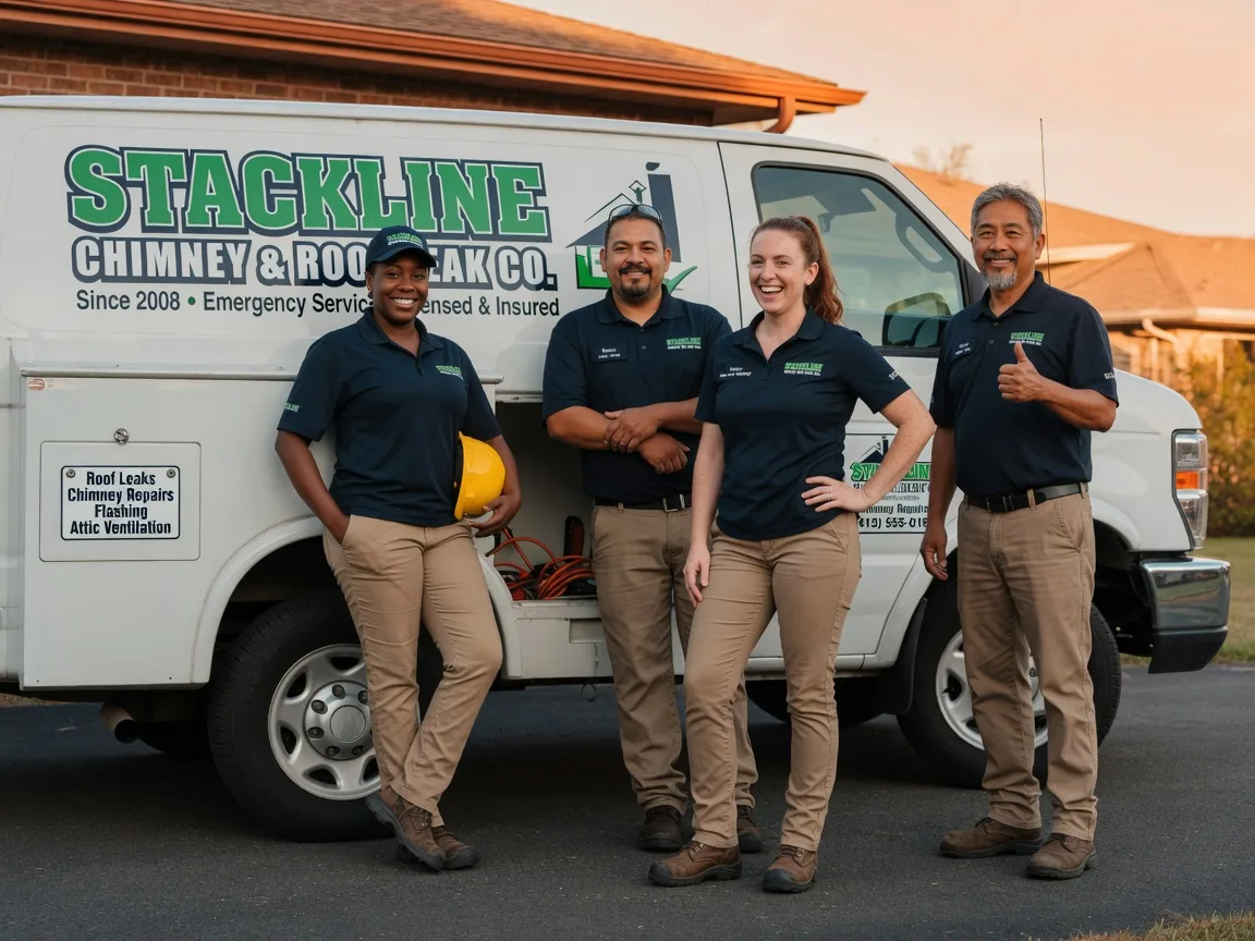 Chimney flashing repair company in Long Creek, OR